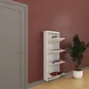 Furni24 Metall Schuhschrank Weiß schmal – Schuhkipper mit 4 Produktbild-Vorschau 9