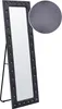 BELIANI Stojace zrkadlo tmavosivý zamatový rám 50 x 150 cm Náhľad obrázku produktu 1