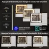 Puluomis armoire de toilette salle de bain 80cm avec 3 Voir les images du produit 4