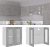 A collage of kitchen cabinets, showing a full kitchen setup and two close-up views of a cabinet. Náhľad obrázku produktu