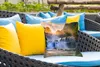 MuchoWow® Outdoor Kissen - Wasserfall - Pflanzen - Sonne - Produktbild-Vorschau 4