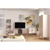 NATURA Armoire 87cm 5 Étagères Beige Macchiato Boho Pieds Voir les images du produit 3
