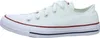 A side view of a white Converse sneaker. Voir les images du produit