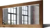 110x80 Rechteckig Rustikal Wandspiegel mit Rahmen Produktbild-Vorschau 1