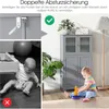 COSTWAY 4-dveřová koupelnová skříňka, volně stojící skříňka Náhled obrázku produktu 5