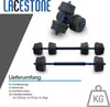 Lacestone 2in1 Hantelset Kurzhantel Langhantel Set Hanteln Produktbild-Vorschau 4