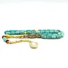 Tesbih Tespih AMAZONIT Echter Stein Rosary Prayerbeads Produktbild-Vorschau 6