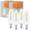 4 x Ledvance LED Smart+ Kerze 4W = 40W E14 klar 470lm Produktbild-Vorschau 1