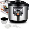 A multicooker and its packaging are shown against a white background. Produktbild-Vorschau