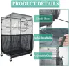 Cage Oiseau Filet Couverture Perroquets Nylon Noir 300cm Voir les images du produit 3