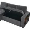 Sofa narożna Merax z schowkiem, sofa w kształcie litery L z Podgląd zdjęcia produktu 16
