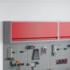 vidaXL Armadio per attrezzi con magazzino Rosso e grigio Anteprima dell’immagine prodotto 2