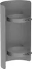 Ø 150 mm Ofenrohr Strahlungsschutz - 50 cm - gussgrau Produktbild-Vorschau 1