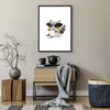 Gerahmtes Poster - Schwarzer Rahmen - Waschbär Tasse Kinder Produktbild-Vorschau 7