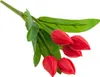Tulpenstrauss Rot Schön Wie Leben Schaum Tulpen Künstlich Produktbild-Vorschau 6
