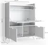 Vicco Sekretär Schreibtisch Berdi, 110 x 45 cm, Weiß Produktbild-Vorschau 3