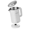 A white electric kettle with its lid open, shown with its base detached, against a white background. Produktbild-Vorschau