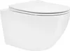 LuxeBath Spülrandloses Hänge WC lang 52cm, Weiß glänzend, Produktbild-Vorschau 1