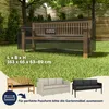 Kingsleeve® Gartenbank Abdeckung 163x66xH63/89 cm Produktbild-Vorschau 2