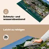 KitchenYeah© Herdabdeckplatte Die lebhafte Promenade von Produktbild-Vorschau 2