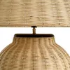 Casa Padrino Luxus Rattan Tischleuchte Naturfarben / Produktbild-Vorschau 3
