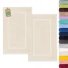 Lavea® 2er Set Badematte 50x80 cm, Badezimmerteppich 100% Produktbild-Vorschau 1