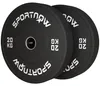 SPORTNOW 2-delige set haltergewichten, 2 x 20 kg gewichten, Productafbeelding-voorbeeld 1