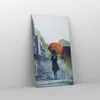Bild auf Leinwand - Leinwandbild - Frau Straße Haus - Produktbild-Vorschau 4