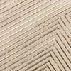 Moderner Kurzflorteppich Beige geometrisches Design mit Produktbild-Vorschau 5
