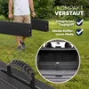 CASARIA® 2er Set Bierbank Klappbar 8 Personen Rattanoptik Produktbild-Vorschau 5