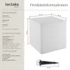 tectake® Leuchtwürfel Luminous Cube mit LED-Beleuchtung, 12 Produktbild-Vorschau 5