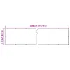 vidaXL Pare-vue pour balcon Toile Oxford 75x400 cm Beige Voir les images du produit 6