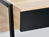 Schreibtisch mit Schublade ARGI – Sonoma Eiche / Schwarz Produktbild-Vorschau 8