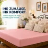 Komfortec Jersey Spannbettlaken 180x200 cm, 100% Baumwolle, Produktbild-Vorschau 2