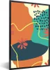MuchoWow® Gerahmtes Poster Sommer - Flecken - Pastell 60x90 Produktbild-Vorschau 1