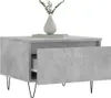 vidaXL Couchtische 2 Stk. Betongrau 50x46x35 cm Produktbild-Vorschau 4