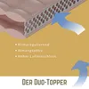 Matratzenschoner Duotopper Premium 200x200cm 5 cm hoch Produktbild-Vorschau 7