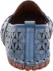Gemini Damen Slipper Leder Mokassin floral Blumen Cutouts Produktbild-Vorschau 8
