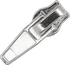 10 Zipper für Profil-Reißverschlüsse, 5mm silber Produktbild-Vorschau