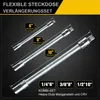 Flexibler Steckschlüssel-Verlängerungssatz, 3-teilig, 1/2", Produktbild-Vorschau 5
