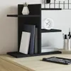 Stolní organizér černý 42 x 21,5 x 42 cm kompozitní dřevo Náhled obrázku produktu 2