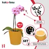 KOTARBAU® 2er Set Blumentopf Senffarbe Keramik glasiert  ⌀ Produktbild-Vorschau 5