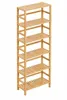 FATIVO Regál do koupelny se 6 policemi, 60x26x161 cm, volně Náhled obrázku produktu 8