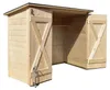 Fahrrad- und Mülltonnenbox, natur B x T x H 219 x 100 x 151 Produktbild-Vorschau 4
