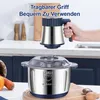 Fleischwolf Elektrisch 500 W – Mini Meat Grinder mit 5 Produktbild-Vorschau 2
