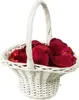 Blumenstreukörbchen 2er Set weiß Korb Hochzeiten und Produktbild-Vorschau 2