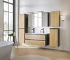 Armoire De Salle De Bain Suspendue 40 Cm 1 Porte Chêne Voir les images du produit 2