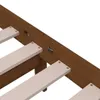 vidaXL Massivholzbett Honigbraun 90x200 cm - Bettrahmen - Produktbild-Vorschau 8
