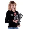 KADAX Gallo, statua da giardino 37 cm, grande statua da Anteprima dell’immagine prodotto 5