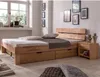 Futonbett Schlafzimmer Bett Kernbuche massiv Holz geölt Produktbild-Vorschau 1